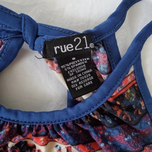 Rue21 Elephant Tank Top Size S - Picture 3 of 5
